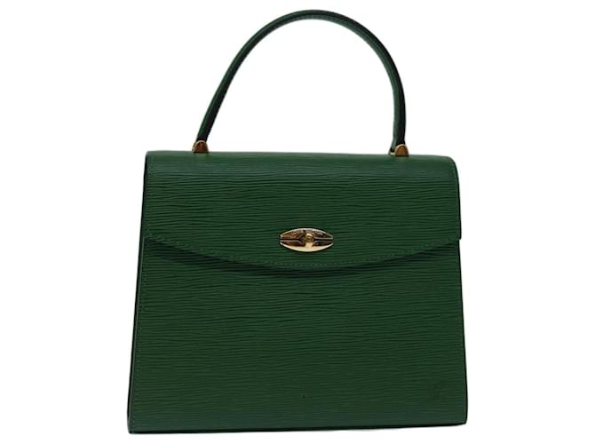 LOUIS VUITTON Epi Malesherbes Hand Bag Green M52374 LV Auth 68733 Leather  ref.1306038