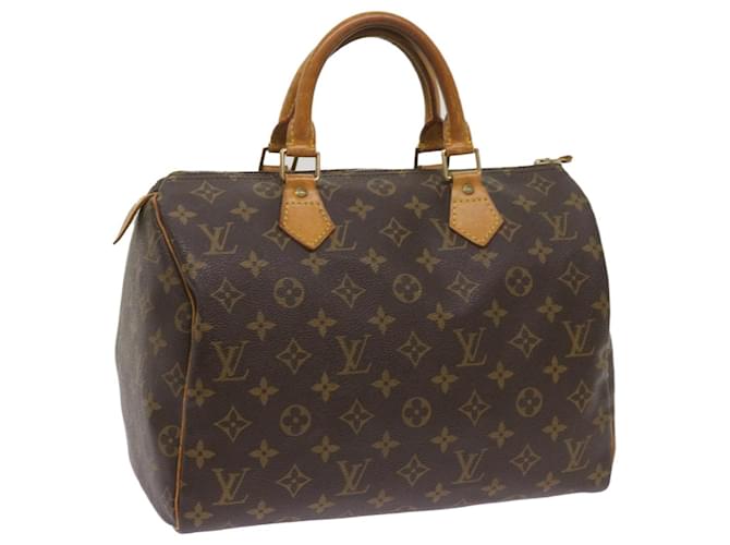 Louis Vuitton Monogram Speedy 30 Hand Bag M41526 LV Auth yk11339 Cloth  ref.1306047