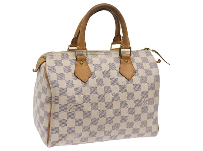 Louis Vuitton Damier Azur Speedy 25 Hand Bag N41534 Auth LV 68755  ref.1306091