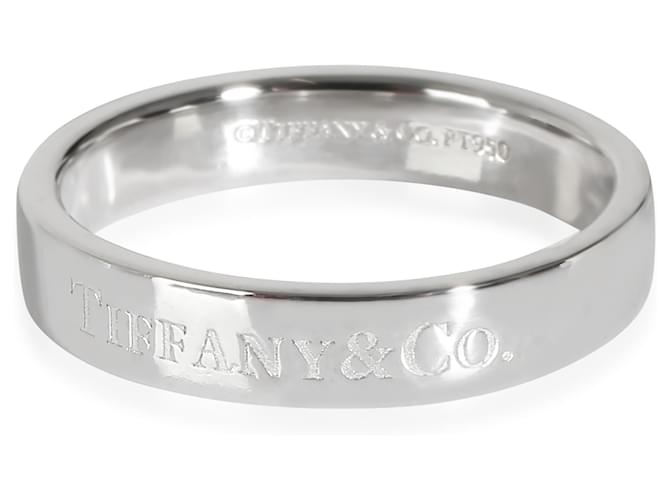 Tiffany & Co TIFFANY Y COMPAÑIA. Anillo de banda en platino, 4MM  ref.1306112