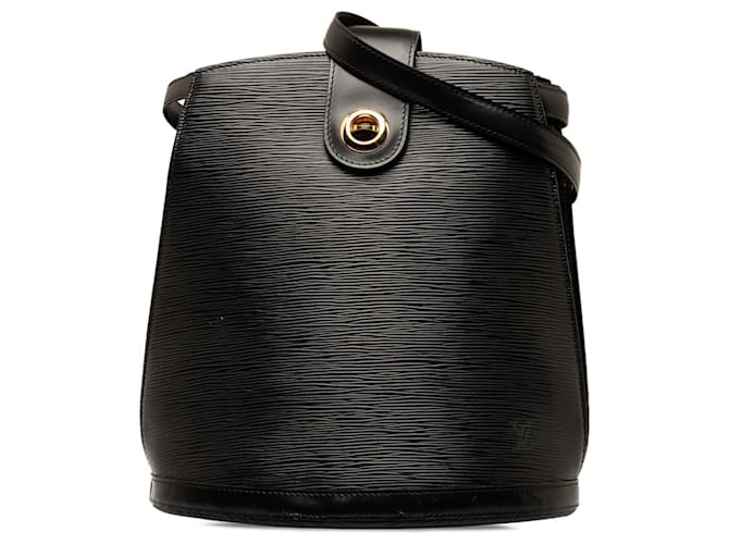 Black Louis Vuitton Epi Cluny Shoulder Bag Leather  ref.1306219