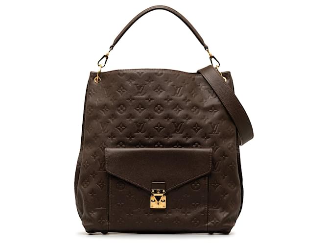 Brown Louis Vuitton Monogram Empreinte Metis Hobo Satchel Leather  ref.1306221