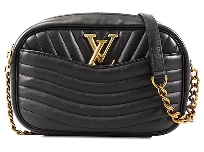 Black Louis Vuitton New Wave Camera Bag Leather  ref.1306235