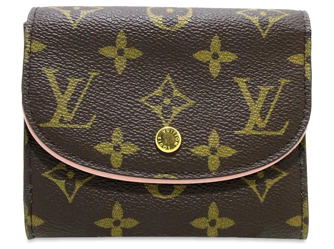 Brown Louis Vuitton Monogram Ariane Compact Wallet Cloth  ref.1306298