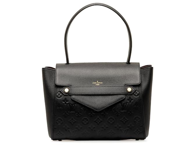 Black Louis Vuitton Monogram Empreinte Trocadero Shoulder Bag Toile Noir  ref.1306304