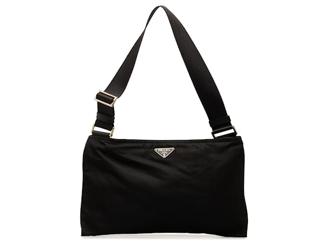 Black Prada Tessuto Shoulder Bag Cloth  ref.1306358