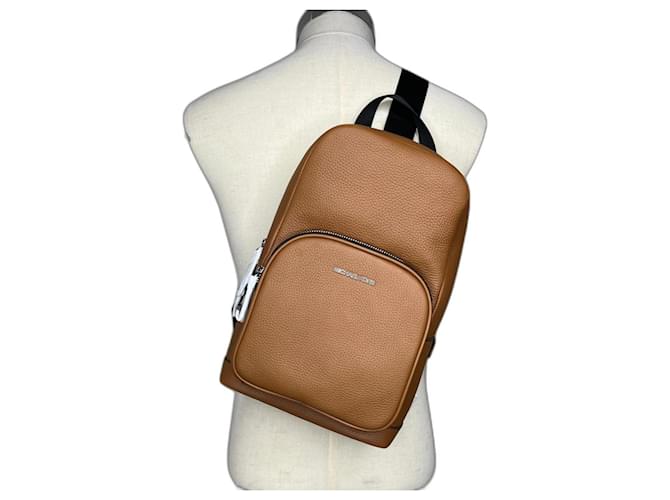 Michael Kors Classic brown backpack Light brown Faux fur  ref.1306457
