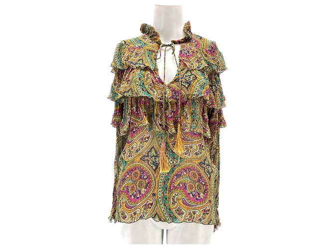 Etro tops T.IT 42 Seta Multicolore