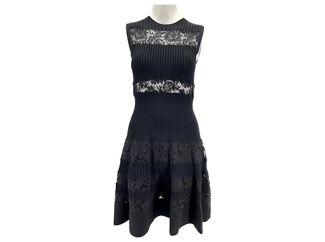VALENTINO GARAVANI  Dresses T.International S Polyester Black  ref.1306499