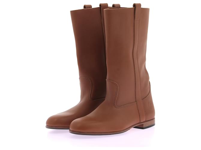 LA BOTTE GARDIANE  Boots T.eu 38 leather Brown  ref.1306504
