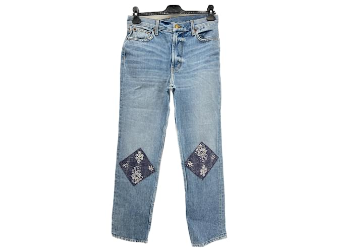 Autre Marque B CÔTÉS Jeans T.US 27 cotton Coton Bleu  ref.1306515