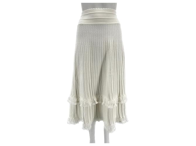Autre Marque MOLLI  Skirts T.International S Cotton White  ref.1306529