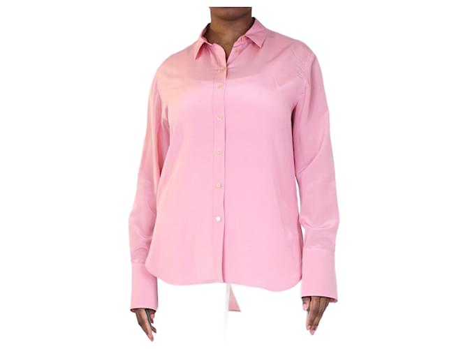 Joseph Camisa de seda bohemia rosa - talla UK 14  ref.1306537