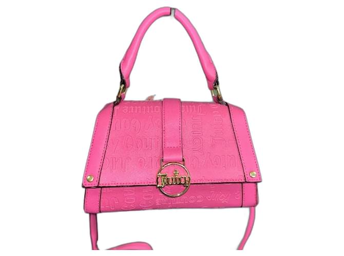 Borsa Juicy Couture rosa acceso Pelle  ref.1306632