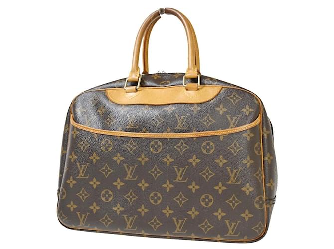Louis Vuitton Deauville Brown Cloth  ref.1306723