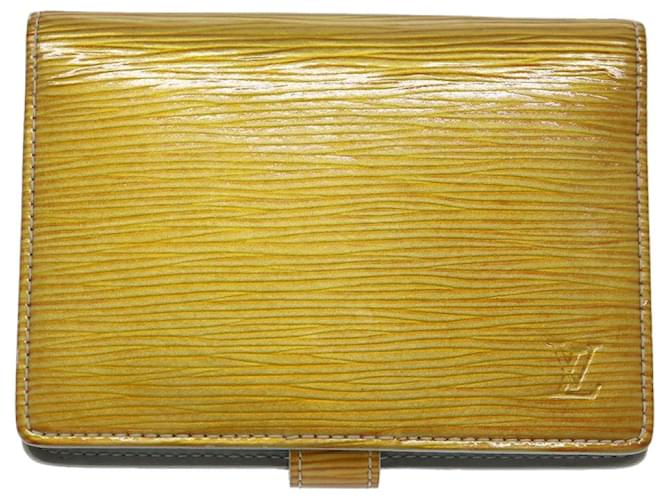 Louis Vuitton Agenda PM Yellow Leather  ref.1306728