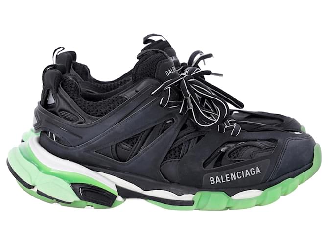 Balenciaga Track Sneakers in Black Polyurethane Plastic  ref.1306845