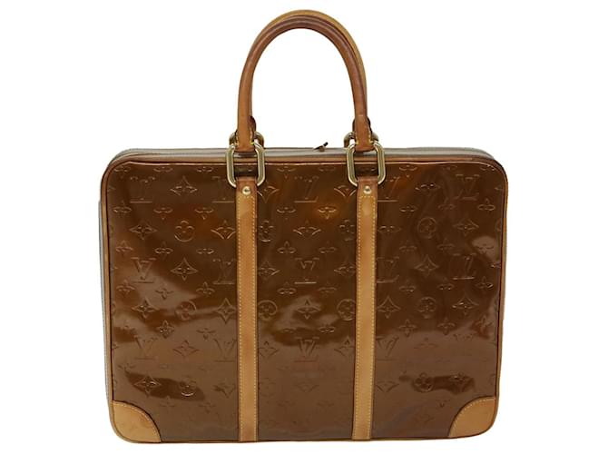 Louis Vuitton Vandam Brown Patent leather  ref.1306944