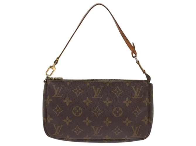 Louis Vuitton Pochette Accessoire Brown Cloth  ref.1306969