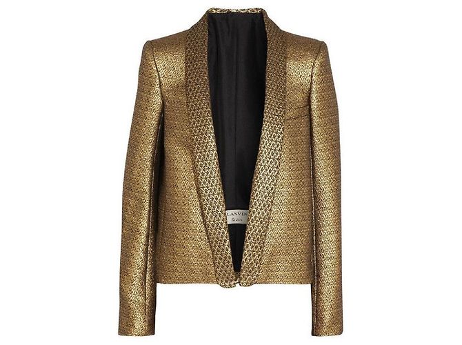 Veste en jacquard doré Lanvin