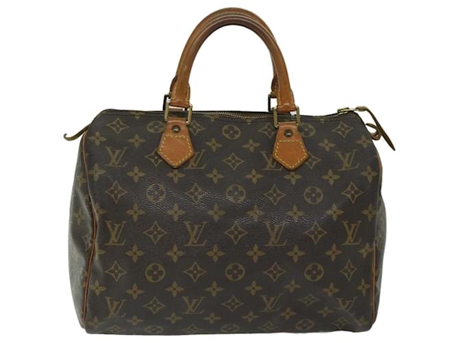 Louis Vuitton Speedy 30 Brown Cloth  ref.1307056