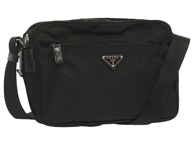 PRADA Shoulder Bag Nylon Black Auth yk11206  ref.1307104