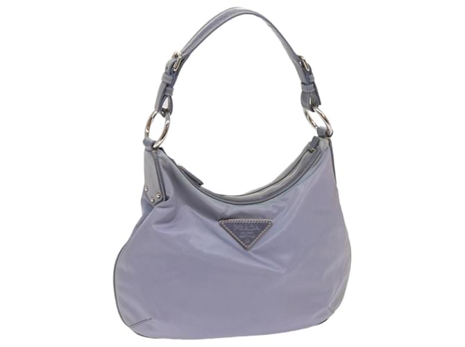 PRADA Shoulder Bag Nylon Light Blue Auth 68673  ref.1307116