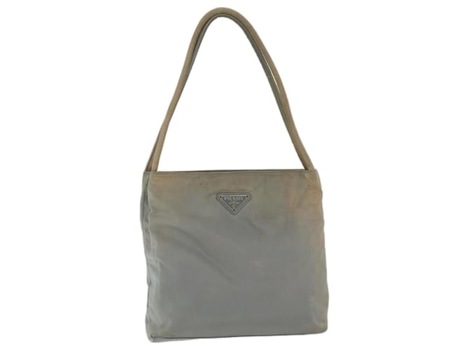 PRADA Hand Bag Nylon Gray Auth 68871 Grey  ref.1307152