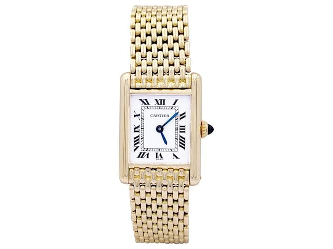 Cartier watch, “Tank Louis Cartier”, Yellow gold.  ref.1307169
