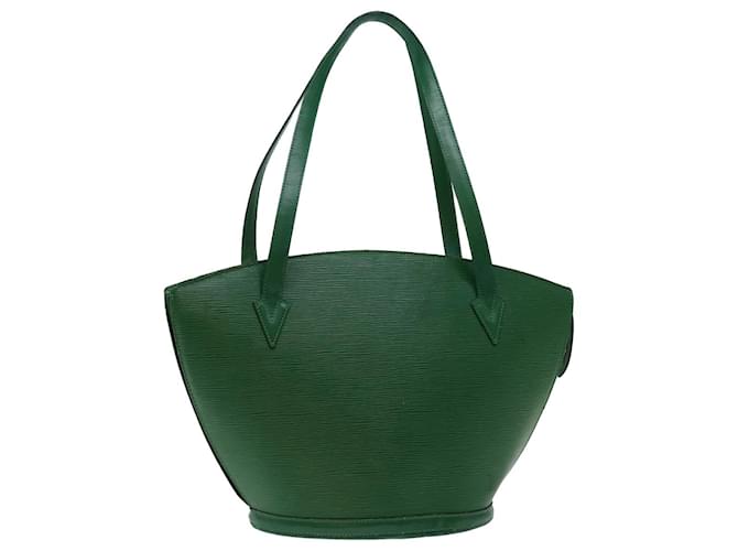LOUIS VUITTON Epi Saint Jacques Shopping Shoulder Bag Green M52264 Auth bs12879 Leather  ref.1307175