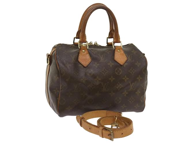 Louis Vuitton Monogram Speedy Bandouliere 25 Hand Bag 2way M45948 LV Auth 68547 Cloth  ref.1307185