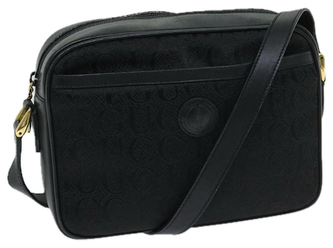 GUCCI Shoulder Bag Canvas Black Auth ar11531 Cloth  ref.1307214