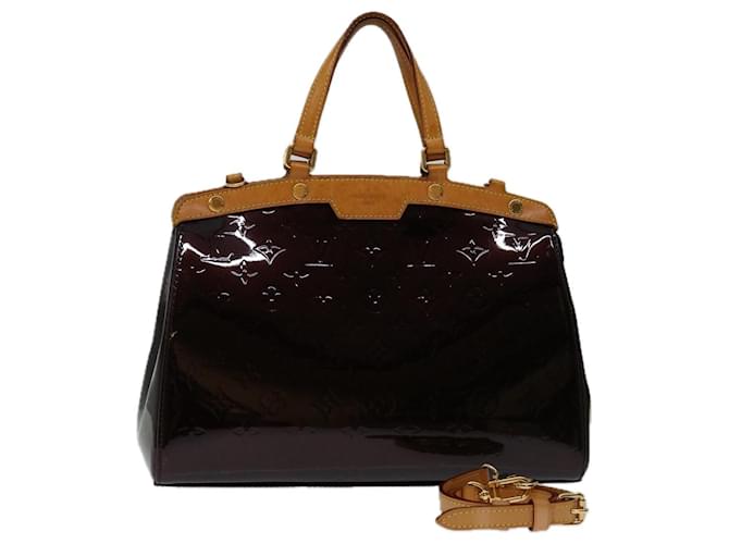 LOUIS VUITTON Monogram Vernis Blair MM Hand Bag Rouge Favist M91690 auth 68745 Patent leather  ref.1307228