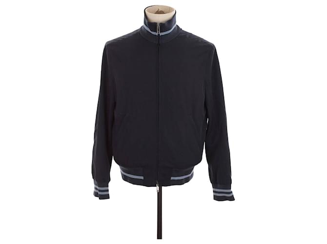 Valentino Wool jacket Navy blue  ref.1307251
