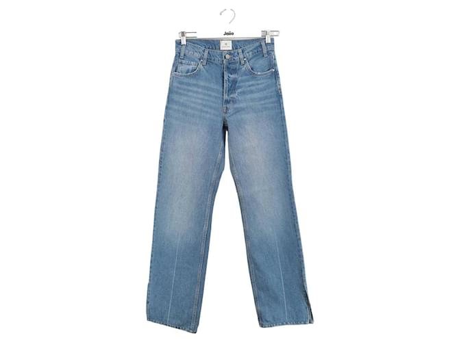 Anine Bing Jeans larghi in cotone Blu  ref.1307255