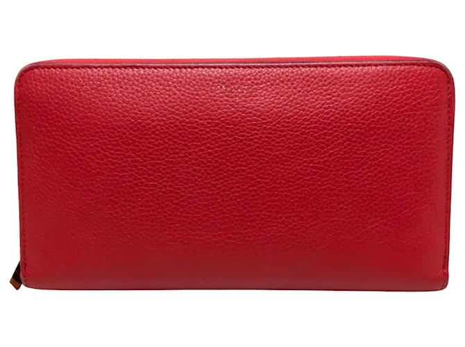 Céline Red Leather  ref.1307295
