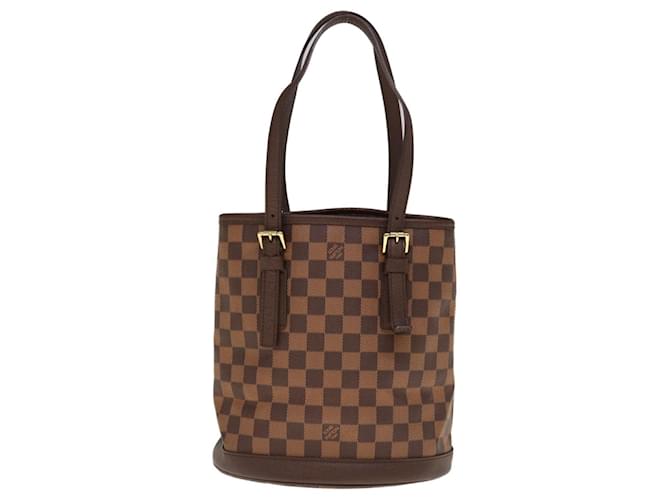 Louis Vuitton Bucket Brown Cloth  ref.1307324