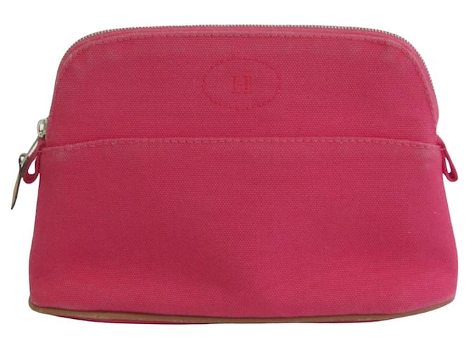 Hermès Pochette Bolide Pink Cloth  ref.1307340