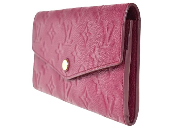Louis Vuitton Portefeuille Sarah Purple Leather  ref.1307368