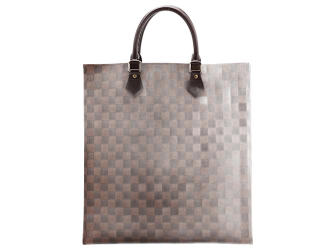 Louis Vuitton Sac plat Brown Cloth  ref.1307378