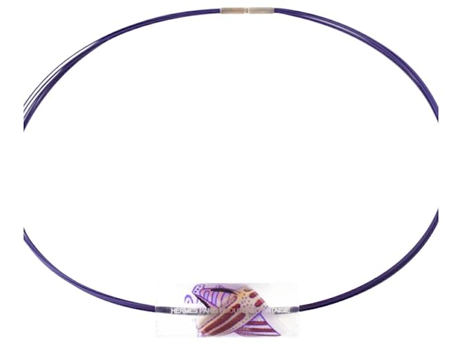 Hermès Hermes Púrpura Plata  ref.1307408