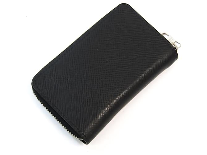 Louis Vuitton Zippy Wallet Vertical Black Leather  ref.1307428