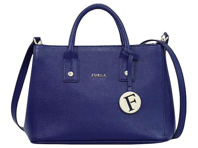 Furla Navy blue Leather  ref.1307503