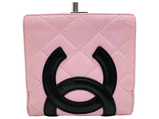 Chanel Cambon Pink Leather  ref.1307518