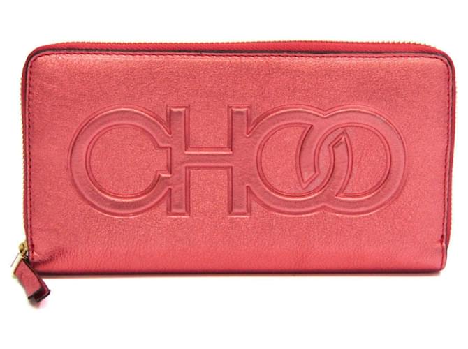 Jimmy Choo Pink Leather  ref.1307652