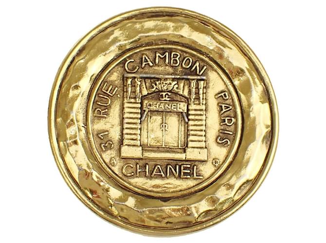 Linha Chanel Cambon Dourado  ref.1307677