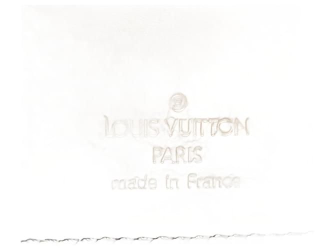 Louis Vuitton Agenda MM Bege Couro  ref.1307679