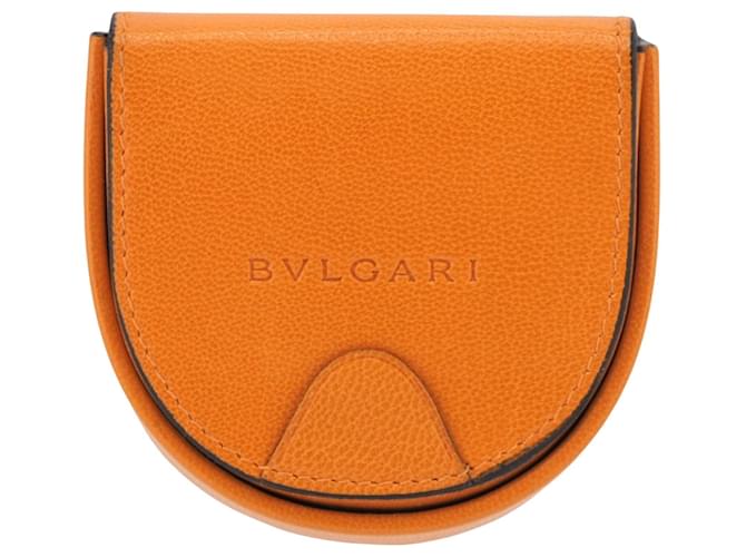 Bulgari Orange Leather  ref.1307720