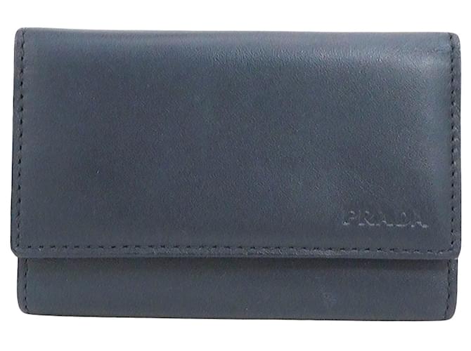 Prada Navy blue Leather  ref.1307821