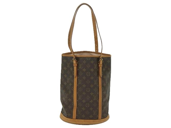 Louis Vuitton Bucket GM Brown Cloth  ref.1308044